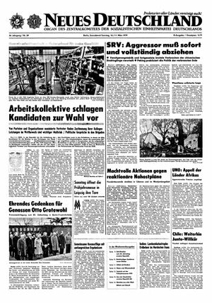 Neues Deutschland Online-Archiv vom 10.03.1979