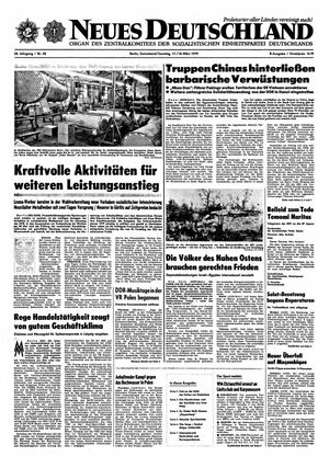 Neues Deutschland Online-Archiv vom 17.03.1979