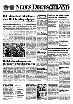 Neues Deutschland Online-Archiv vom 21.03.1979