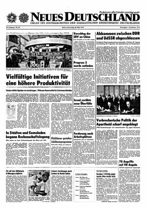 Neues Deutschland Online-Archiv vom 22.03.1979