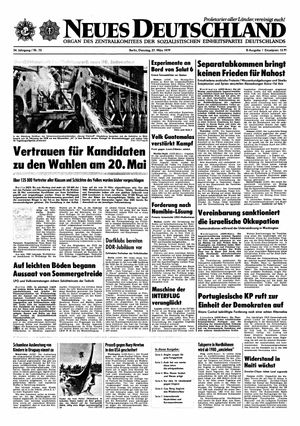 Neues Deutschland Online-Archiv vom 27.03.1979
