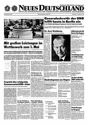 Neues Deutschland Online-Archiv vom 05.04.1979