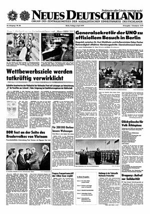 Neues Deutschland Online-Archiv vom 06.04.1979