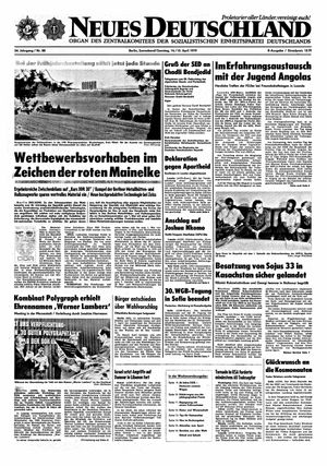 Neues Deutschland Online-Archiv vom 14.04.1979