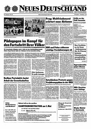 Neues Deutschland Online-Archiv vom 26.04.1979