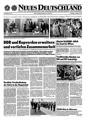 Neues Deutschland Online-Archiv vom 12.05.1979