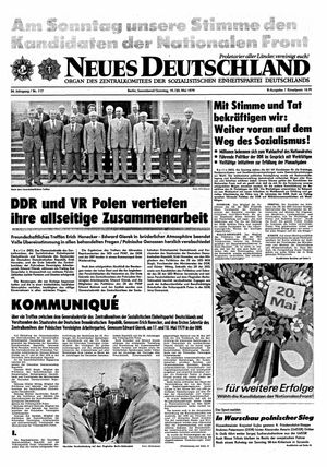 Neues Deutschland Online-Archiv vom 19.05.1979