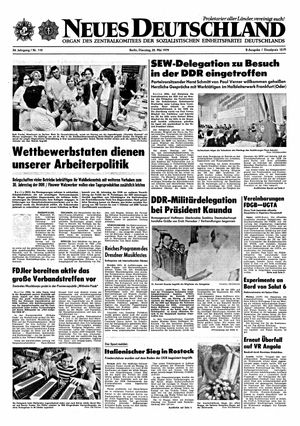 Neues Deutschland Online-Archiv vom 22.05.1979