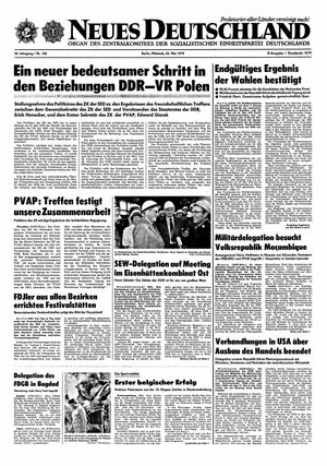 Neues Deutschland Online-Archiv vom 23.05.1979