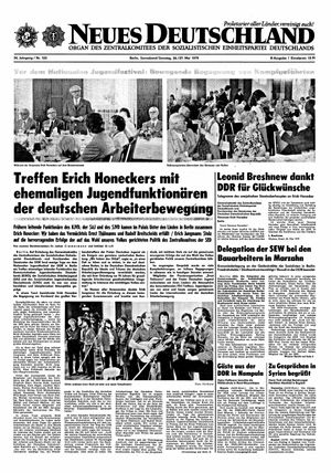 Neues Deutschland Online-Archiv vom 26.05.1979