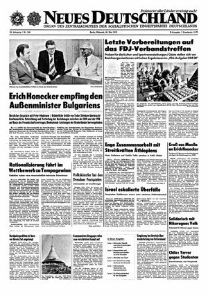 Neues Deutschland Online-Archiv vom 30.05.1979