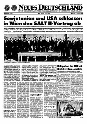 Neues Deutschland Online-Archiv vom 19.06.1979