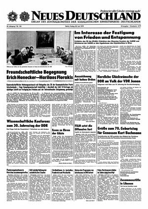 Neues Deutschland Online-Archiv vom 22.06.1979