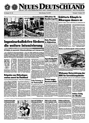 Neues Deutschland Online-Archiv vom 17.07.1979