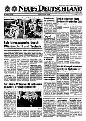 Neues Deutschland Online-Archiv vom 19.07.1979