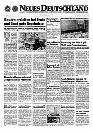 Neues Deutschland Online-Archiv vom 10.08.1979