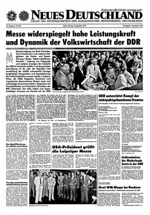 Neues Deutschland Online-Archiv vom 03.09.1979