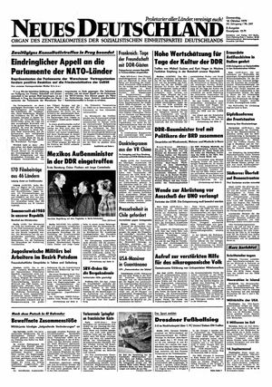 Neues Deutschland Online-Archiv vom 18.10.1979