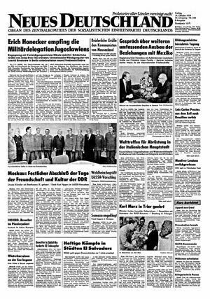 Neues Deutschland Online-Archiv vom 19.10.1979