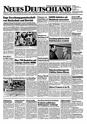Neues Deutschland Online-Archiv vom 23.10.1979