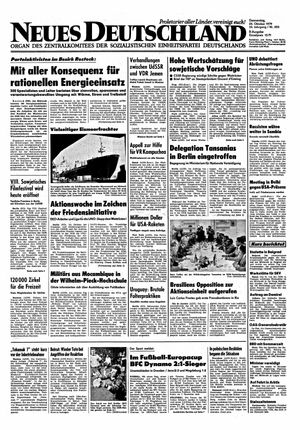 Neues Deutschland Online-Archiv vom 25.10.1979