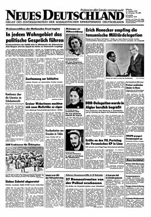 Neues Deutschland Online-Archiv vom 31.10.1979