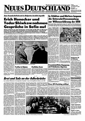 Neues Deutschland Online-Archiv vom 02.11.1979