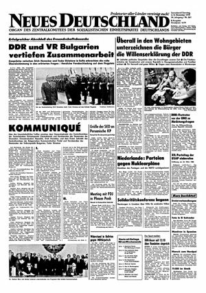 Neues Deutschland Online-Archiv on Nov 3, 1979