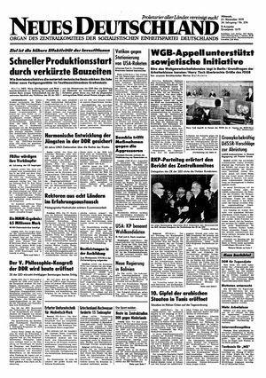 Neues Deutschland Online-Archiv vom 21.11.1979