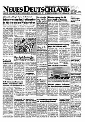 Neues Deutschland Online-Archiv vom 28.11.1979