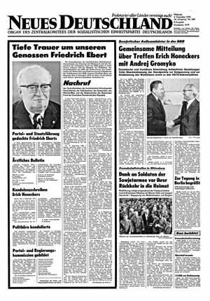 Neues Deutschland Online-Archiv vom 05.12.1979