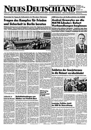 Neues Deutschland Online-Archiv vom 06.12.1979
