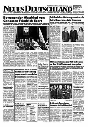 Neues Deutschland Online-Archiv vom 08.12.1979