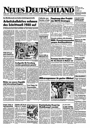 Neues Deutschland Online-Archiv vom 28.12.1979
