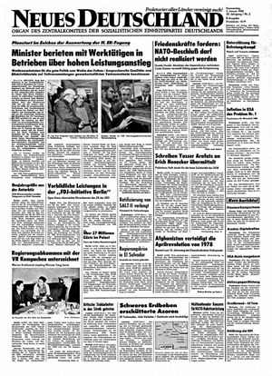 Neues Deutschland Online-Archiv vom 03.01.1980
