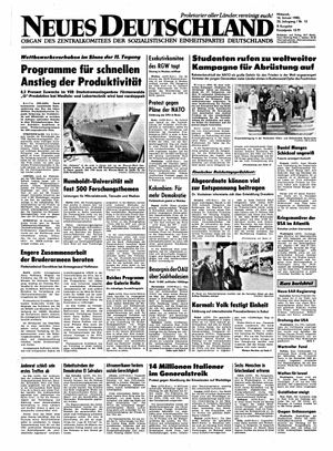 Neues Deutschland Online-Archiv on Jan 16, 1980