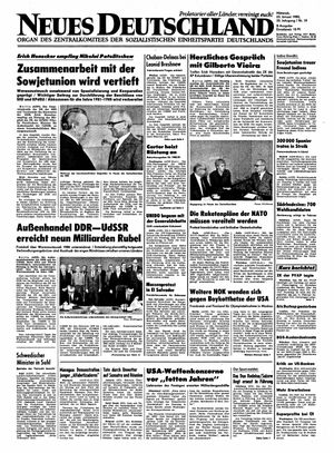 Neues Deutschland Online-Archiv vom 23.01.1980