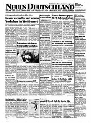 Neues Deutschland Online-Archiv vom 28.01.1980