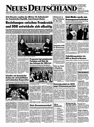 Neues Deutschland Online-Archiv vom 02.02.1980