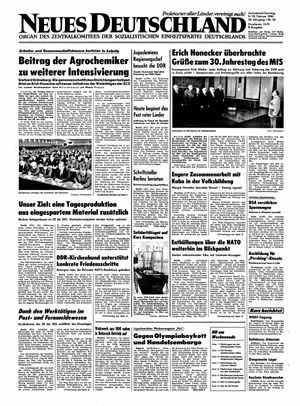 Neues Deutschland Online-Archiv vom 09.02.1980