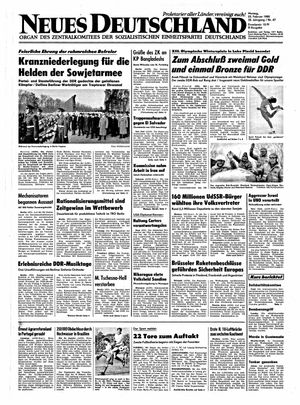 Neues Deutschland Online-Archiv vom 25.02.1980