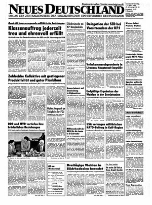 Neues Deutschland Online-Archiv vom 01.03.1980