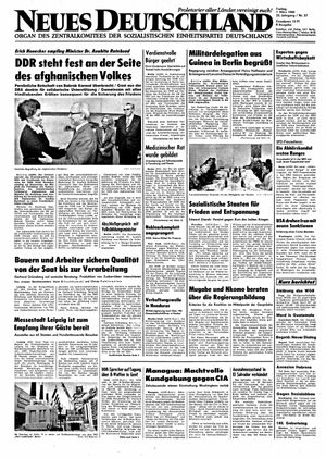 Neues Deutschland Online-Archiv vom 07.03.1980