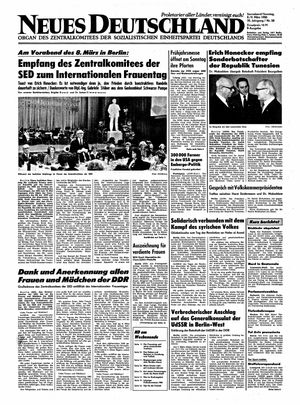 Neues Deutschland Online-Archiv vom 08.03.1980