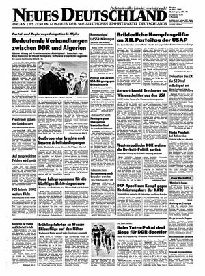 Neues Deutschland Online-Archiv vom 24.03.1980