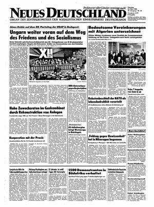 Neues Deutschland Online-Archiv vom 25.03.1980