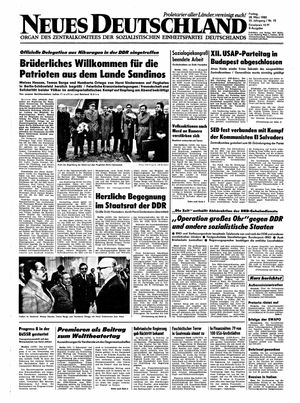 Neues Deutschland Online-Archiv vom 28.03.1980