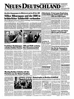 Neues Deutschland Online-Archiv vom 29.03.1980