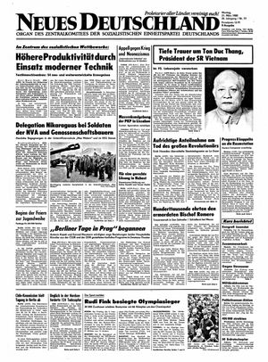 Neues Deutschland Online-Archiv vom 31.03.1980