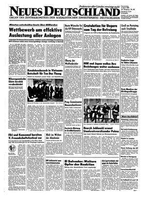 Neues Deutschland Online-Archiv vom 03.04.1980